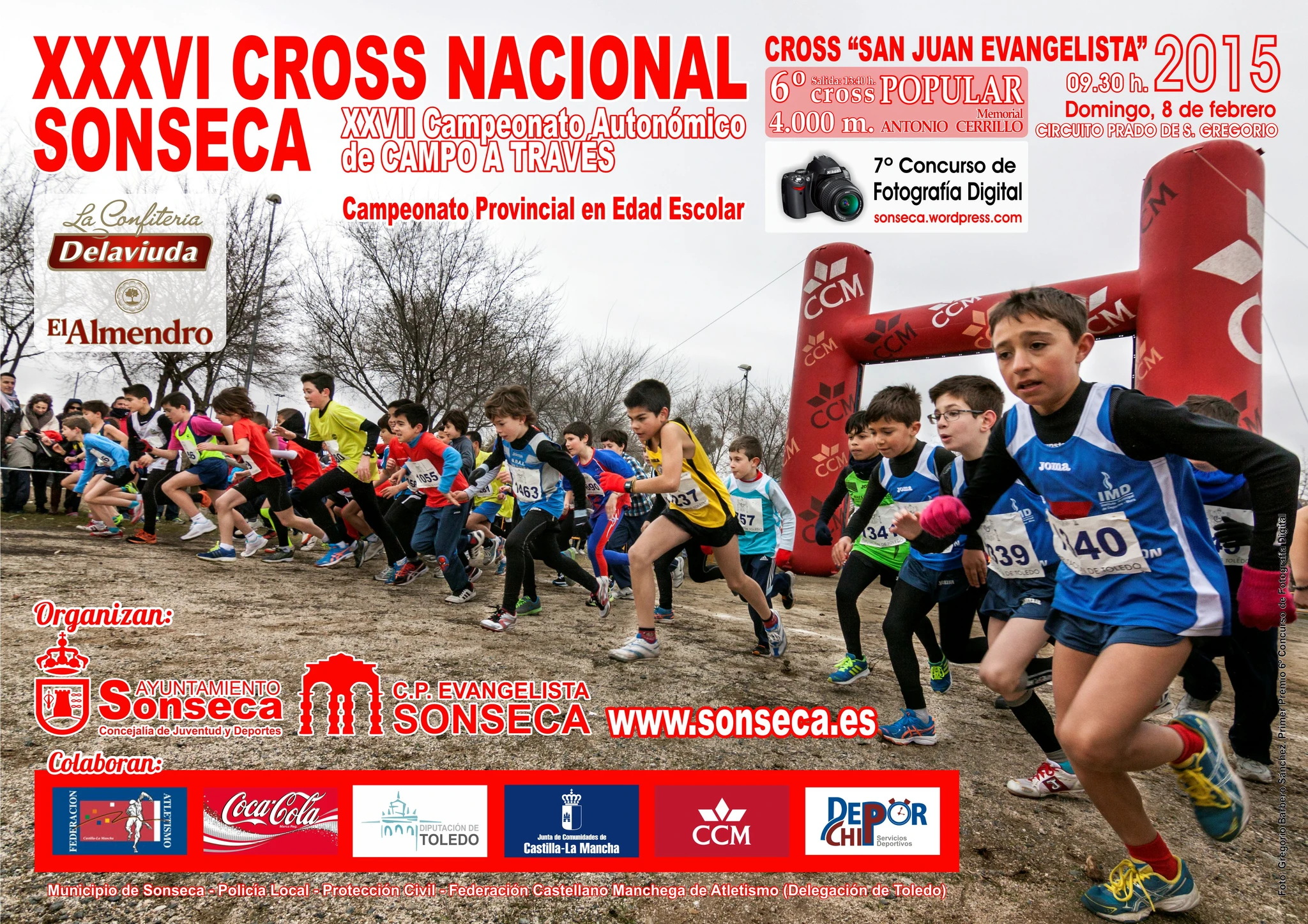 Cartel cross nacional de Sonseca 08 febrero 2015