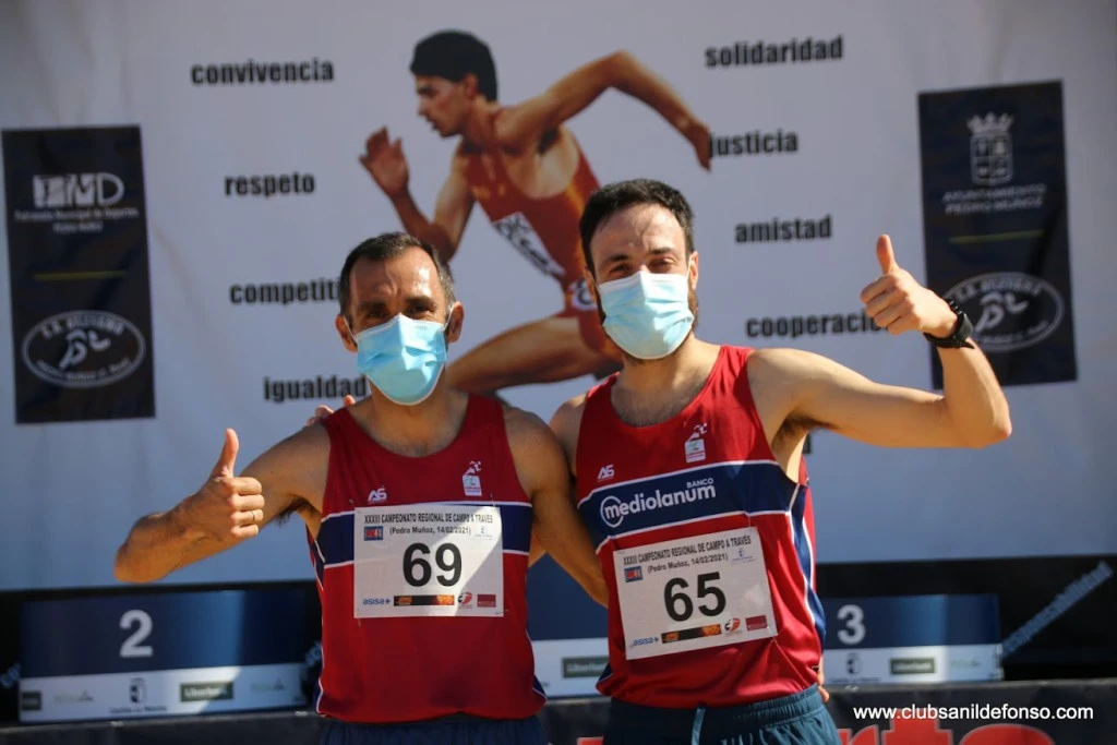 Pedro Vega y Fco. Domínguez realizaron el año pasado una magnífica carrera en Pedro Muñoz.